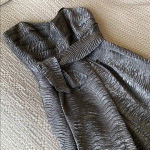 Gunmetal shimmer cocktail or formal dress